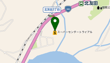 セブン銀行 スーパーセンタートライアル日田店 共同出張所の地図画像