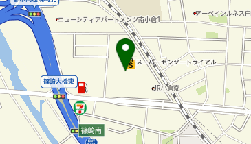 セブン銀行 スーパーセンタートライアル東篠崎店 共同出張所の地図画像