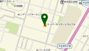 セブン銀行 スーパーセンタートライアル大牟田店 共同出張所の地図画像