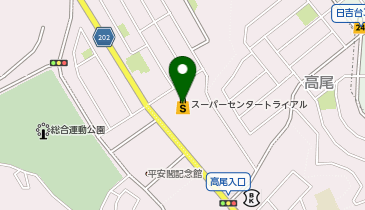 セブン銀行 スーパーセンタートライアル水巻店 共同出張所の地図画像