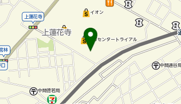 セブン銀行 メガセンタートライアル中間店 共同出張所の地図画像