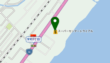 セブン銀行 スーパーセンタートライアル登別栄町店 共同出張所の地図画像