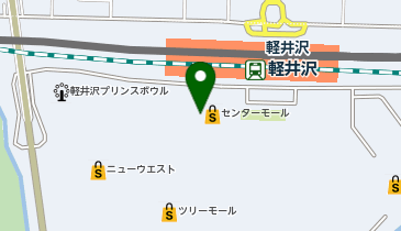 セブン銀行 軽井沢・プリンスショッピングプラザ 共同出張所の地図画像