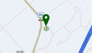 セブンイレブン 野洲南桜店の地図画像