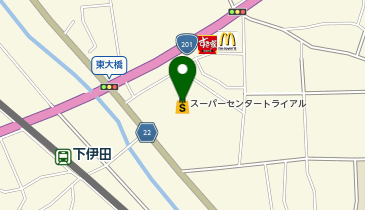 セブン銀行 スーパーセンタートライアル田川店 共同出張所の地図画像