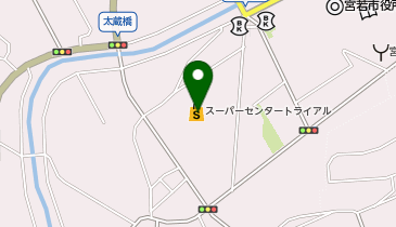 セブン銀行 スーパーセンタートライアル宮田店 共同出張所の地図画像