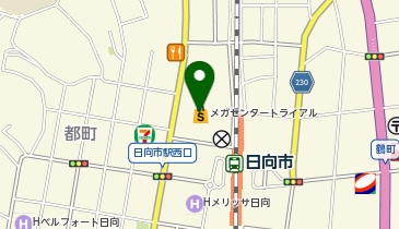 セブン銀行 スーパーセンタートライアル日向店 共同出張所の地図画像