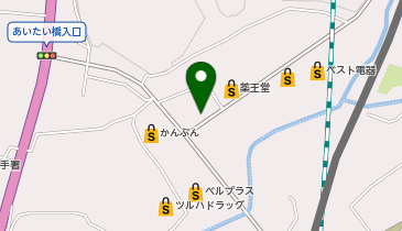 セブンイレブン 岩手町沼宮内店の地図画像