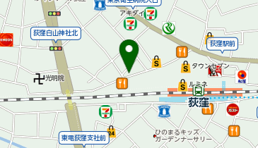 セブンイレブン 杉並荻窪駅北口店の地図画像