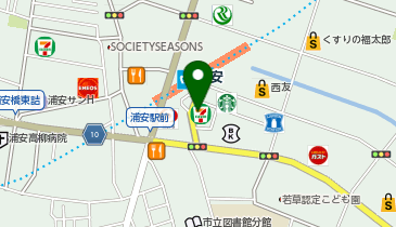 セブンイレブン 浦安駅南口店の地図画像