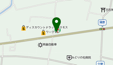 セブンイレブン 八女蒲原店の地図画像