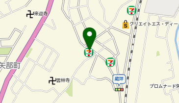 セブンイレブン 横浜矢部店の地図画像