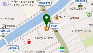 セブンイレブン 大阪土佐堀ダイビル店の地図画像