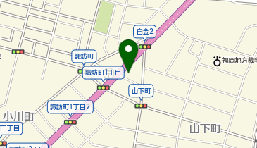 セブンイレブン 大牟田白金町店の地図画像