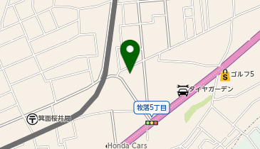 セブンイレブン 箕面百楽荘店の地図画像