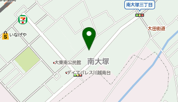 セブンイレブン 川越南大塚4丁目店の地図画像