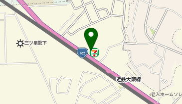 セブンイレブン 大和高田上大谷店の地図画像