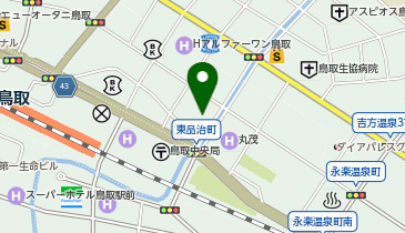 セブンイレブン 鳥取永楽温泉町店の地図画像