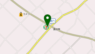 セブンイレブン 蓮沼郵便局前店の地図画像