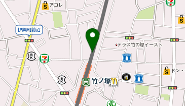 セブン銀行 東武ストア竹ノ塚店 共同出張所の地図画像