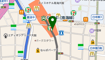 セブン銀行 なんばCITY 共同出張所の地図画像