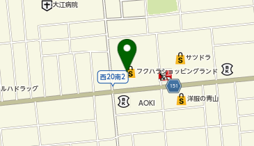 セブン銀行 フクハラショッピングランドいっきゅう店 共同出張所の地図画像
