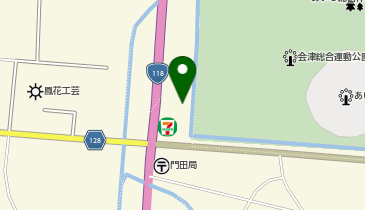 セブンイレブン 会津総合運動公園前店の地図画像