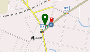 セブンイレブン 愛西大野町店の地図画像