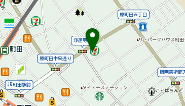 セブンイレブン 原町田大通り店の地図画像