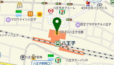 セブン銀行 セレオ八王子 共同出張所の地図画像