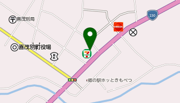 セブンイレブン 喜茂別町店の地図画像