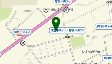 セブン銀行 スーパーアークスイースト 共同出張所の地図画像