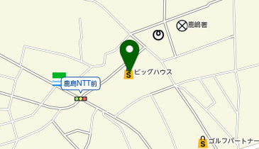 セブン銀行 ビッグハウス鹿嶋店 共同出張所の地図画像