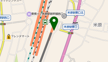 セブン銀行 JR米原駅 新幹線改札内 共同出張所の地図画像