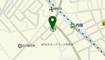 セブンイレブン 伊奈内宿店の地図画像
