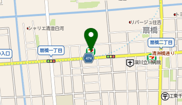 セブンイレブン 江東扇橋店の地図画像