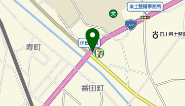セブンイレブン 田川伊田大橋店の地図画像