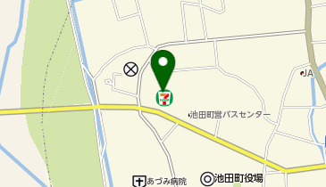 セブンイレブン 安曇総合病院前店の地図画像