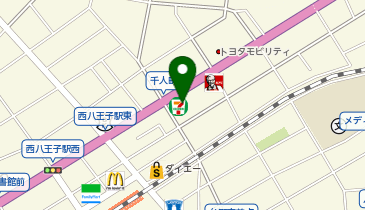 セブンイレブン 八王子千人町1丁目店の地図画像