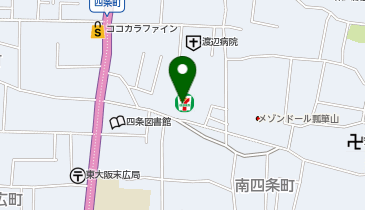 セブンイレブン 東大阪四条町店の地図画像
