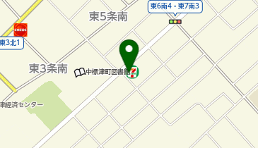 セブンイレブン 中標津東5条店の地図画像