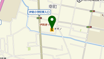 セブン銀行 オギノ伊勢店 共同出張所の地図画像