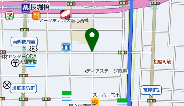 セブンイレブン 大阪島之内1丁目店の地図画像