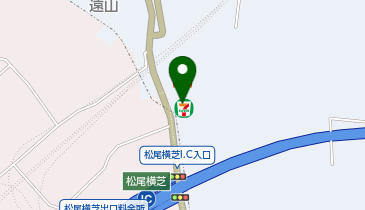 セブンイレブン 松尾横芝インター店の地図画像