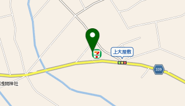 セブンイレブン 川島大屋敷店の地図画像