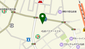 セブン銀行 CiiNA CiiNA(シーナシーナ)弘前 共同出張所の地図画像