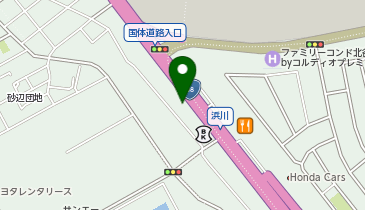 セブンイレブン 北谷浜川店の地図画像