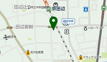 セブンイレブン 京田辺針ケ池店の地図画像