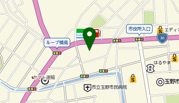 セブン銀行 たまの病院 共同出張所の地図画像