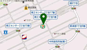セブンイレブン 広島商工センター東店の地図画像